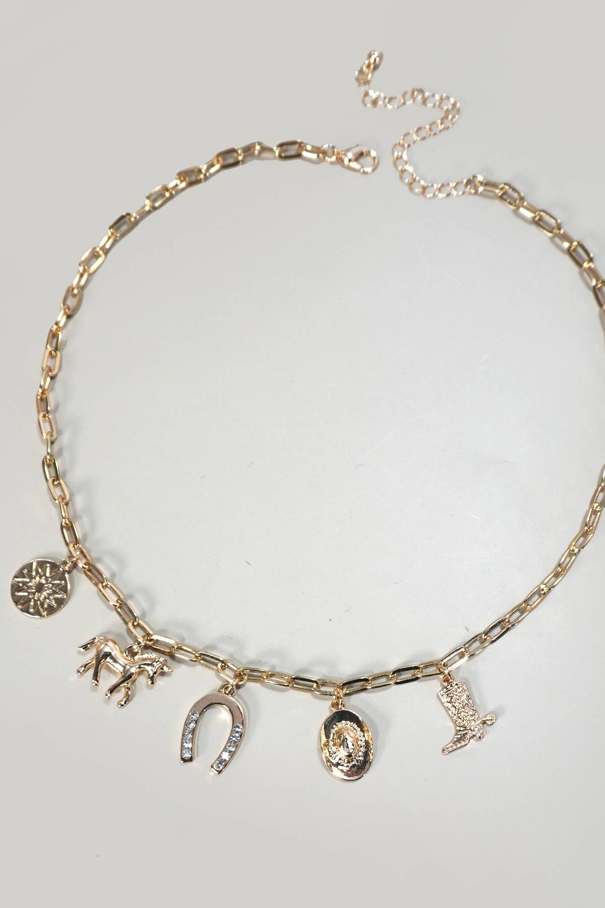 Western Feel Charm Necklace