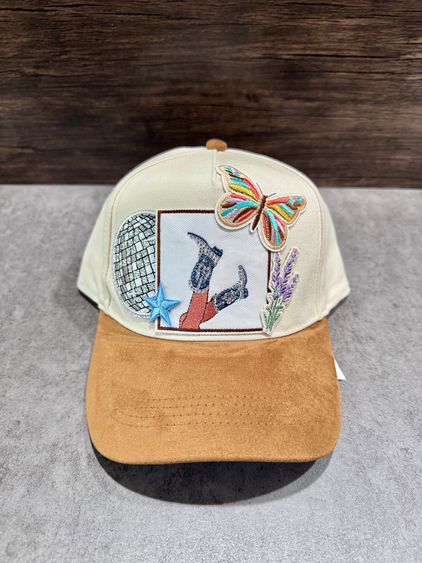 Disco Cowgirl Suede Brim