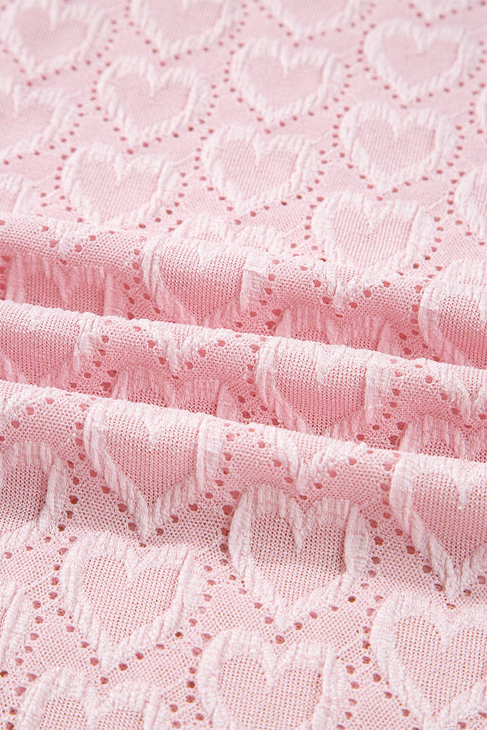 Lover Jacquard Mesh Top