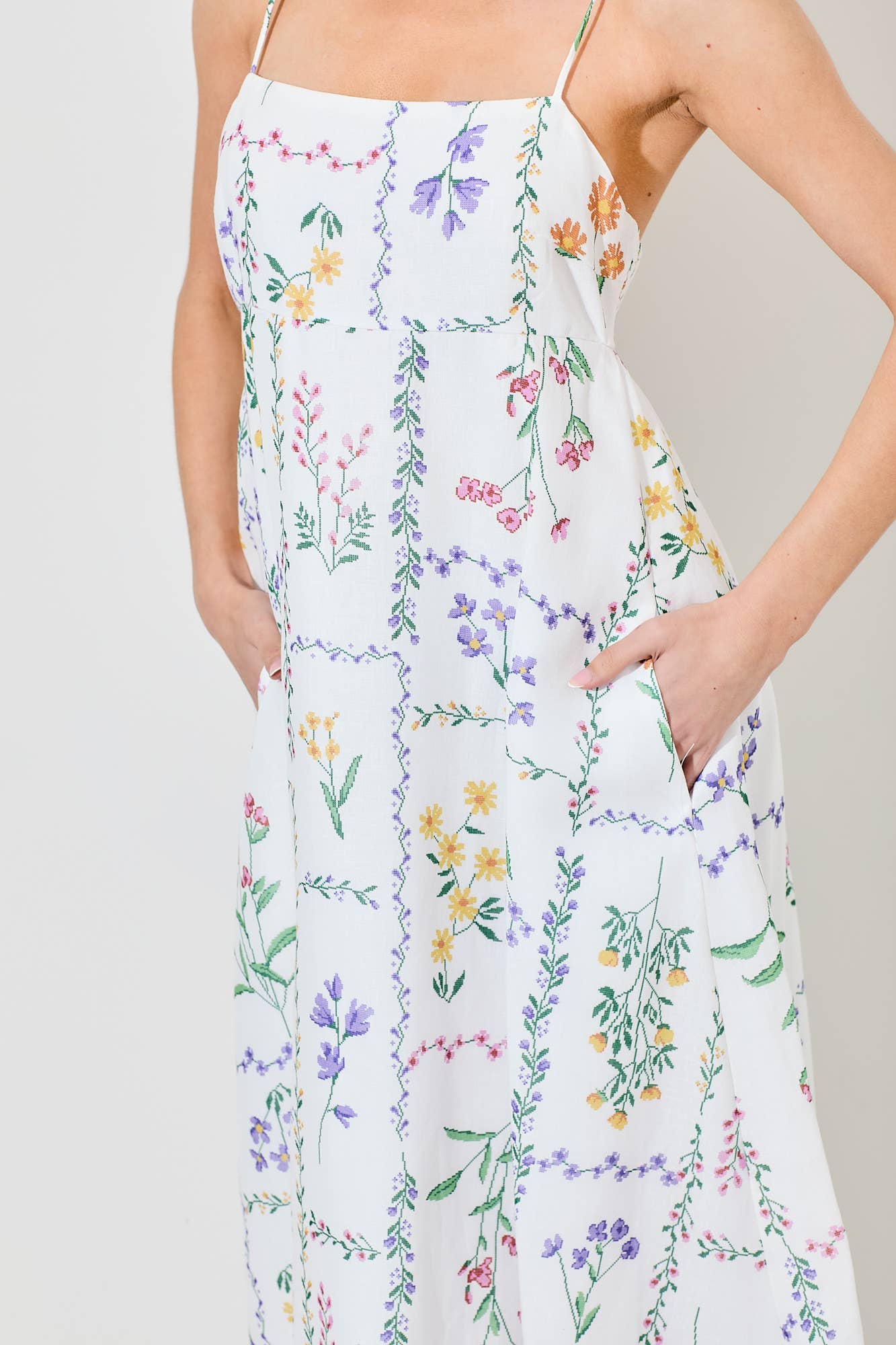 Caroline midi dress