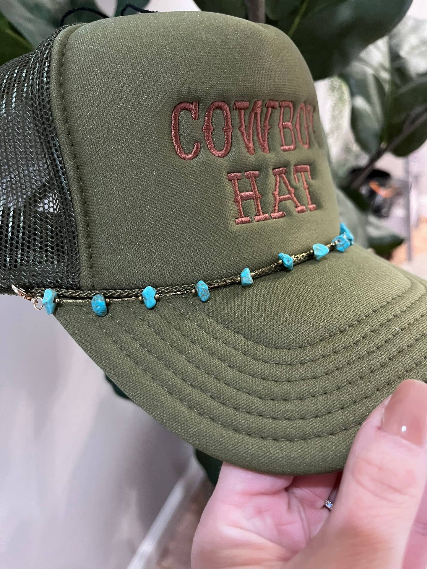 Metal Trucker Hat Chains