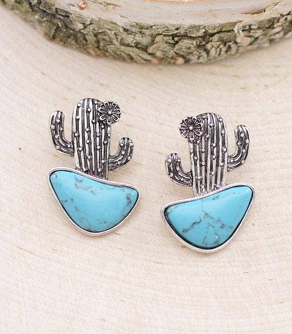Cactus Earrings