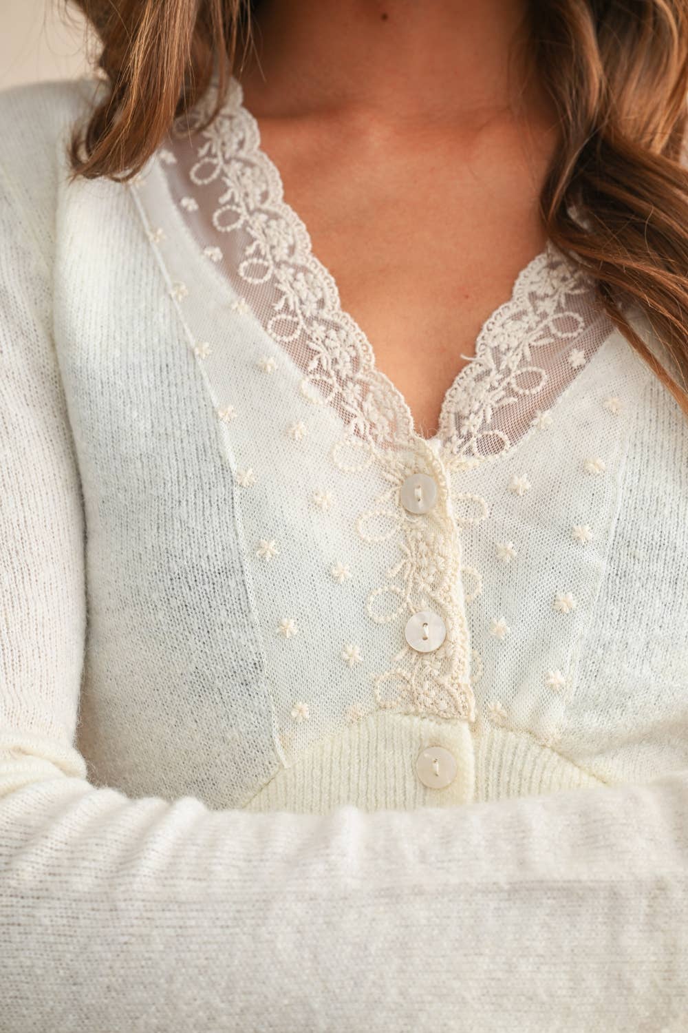 Fallon Lace Sweater