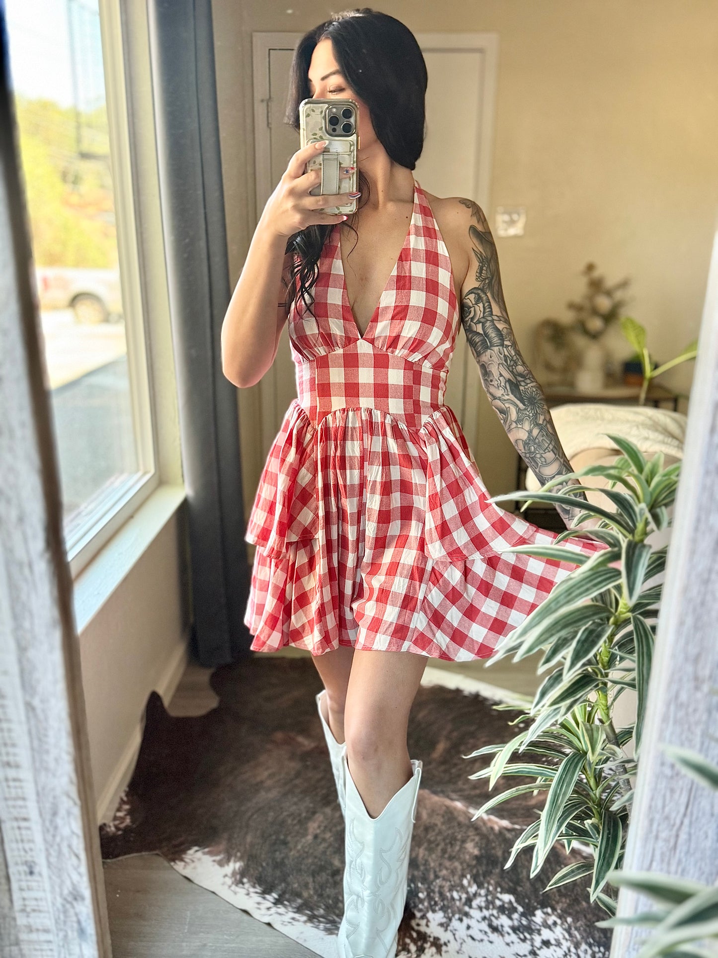 Magnolia Halter Romper