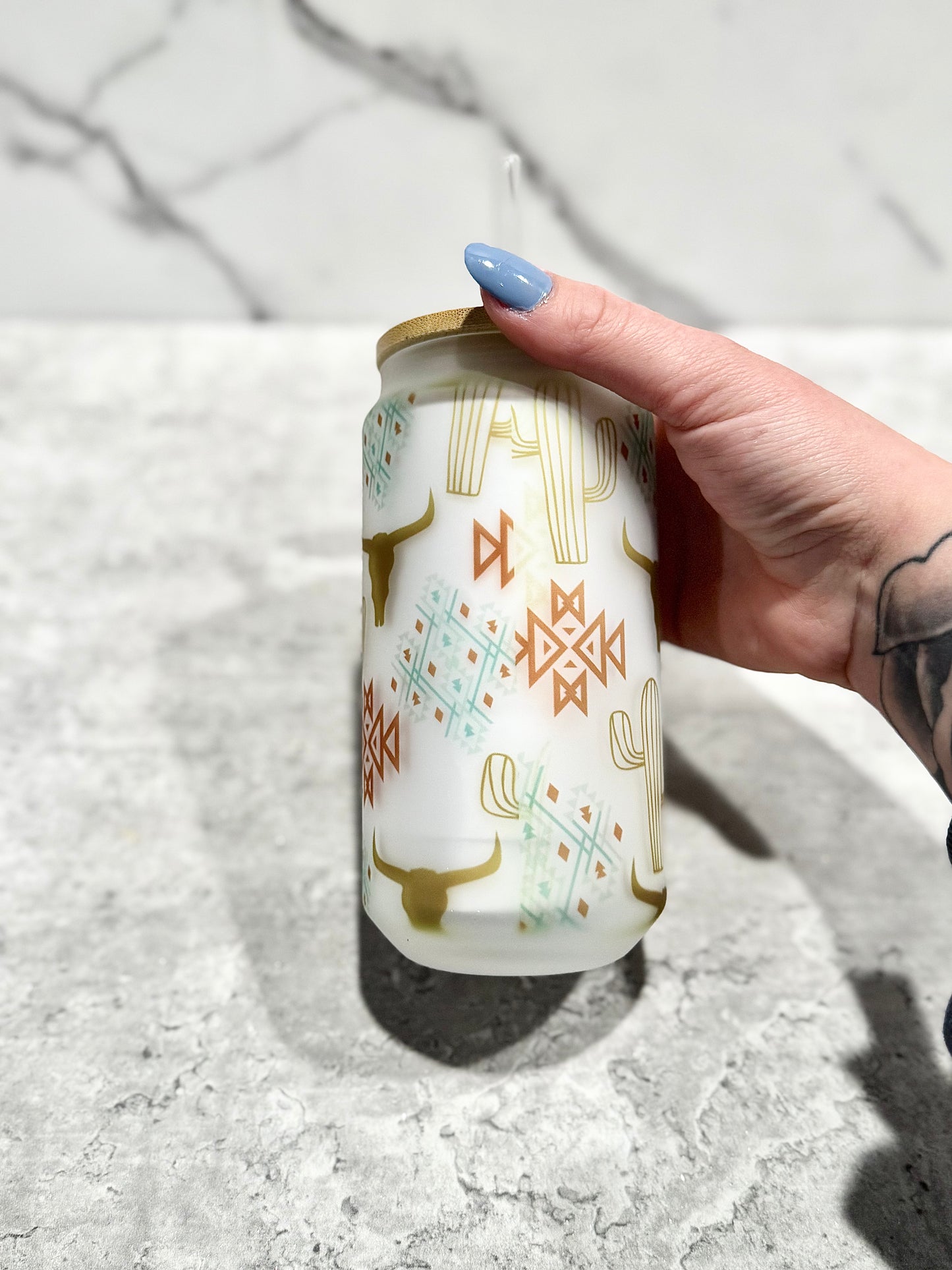 MAMA Glass Can Cup