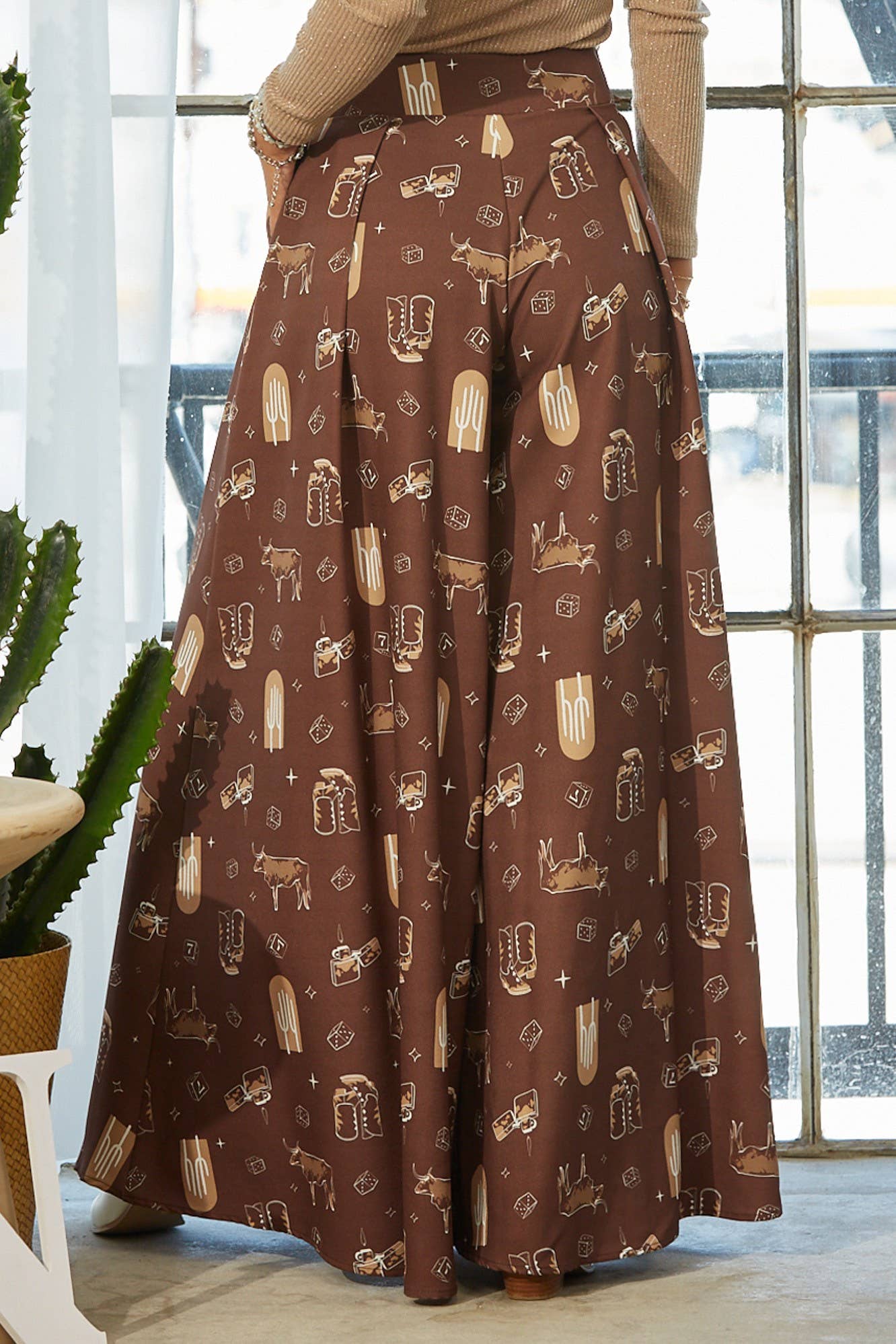 Lucky Bull wide Leg Pants