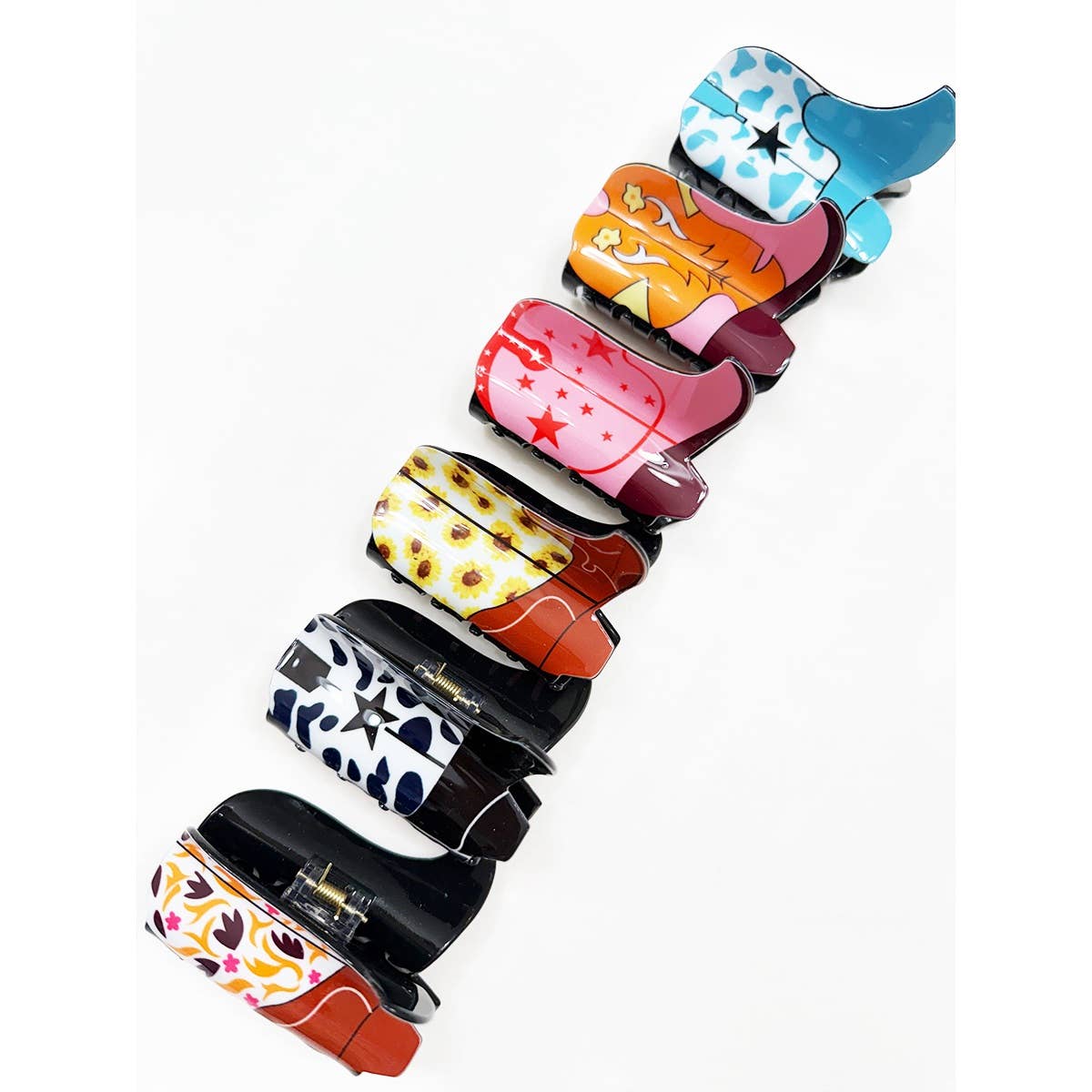 Cowboy Boot Claw Clips