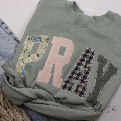 Sage Pray Crewneck Sweatshirt