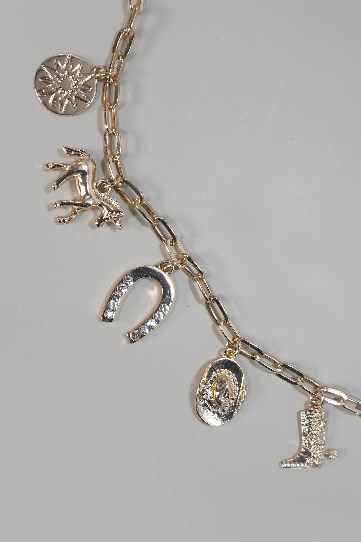Western Feel Charm Necklace