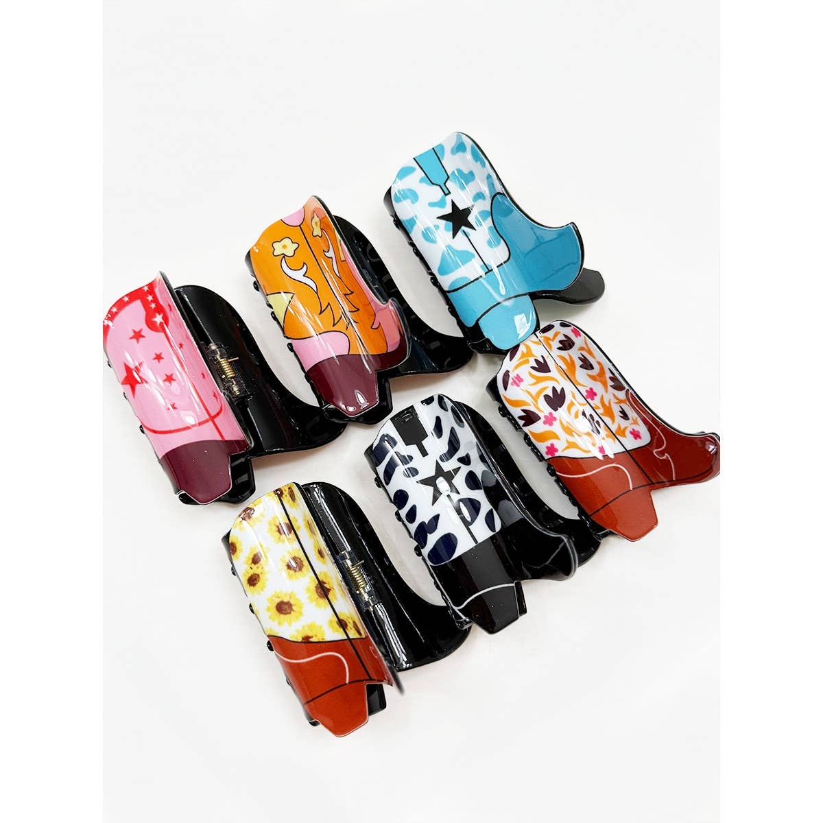 Cowboy Boot Claw Clips