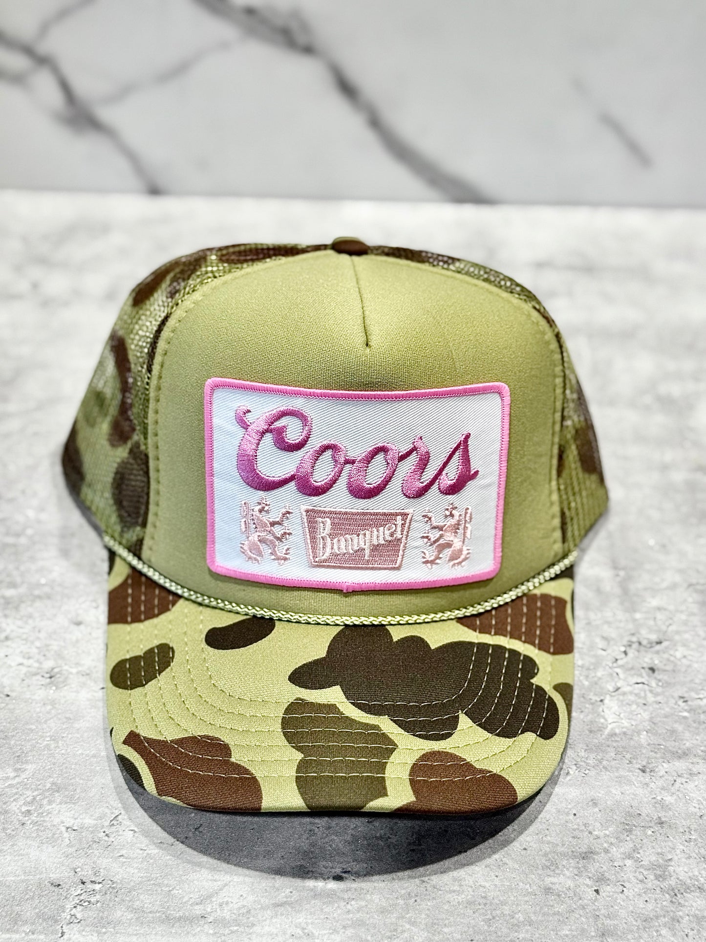 Coors Camo Trucker Hat