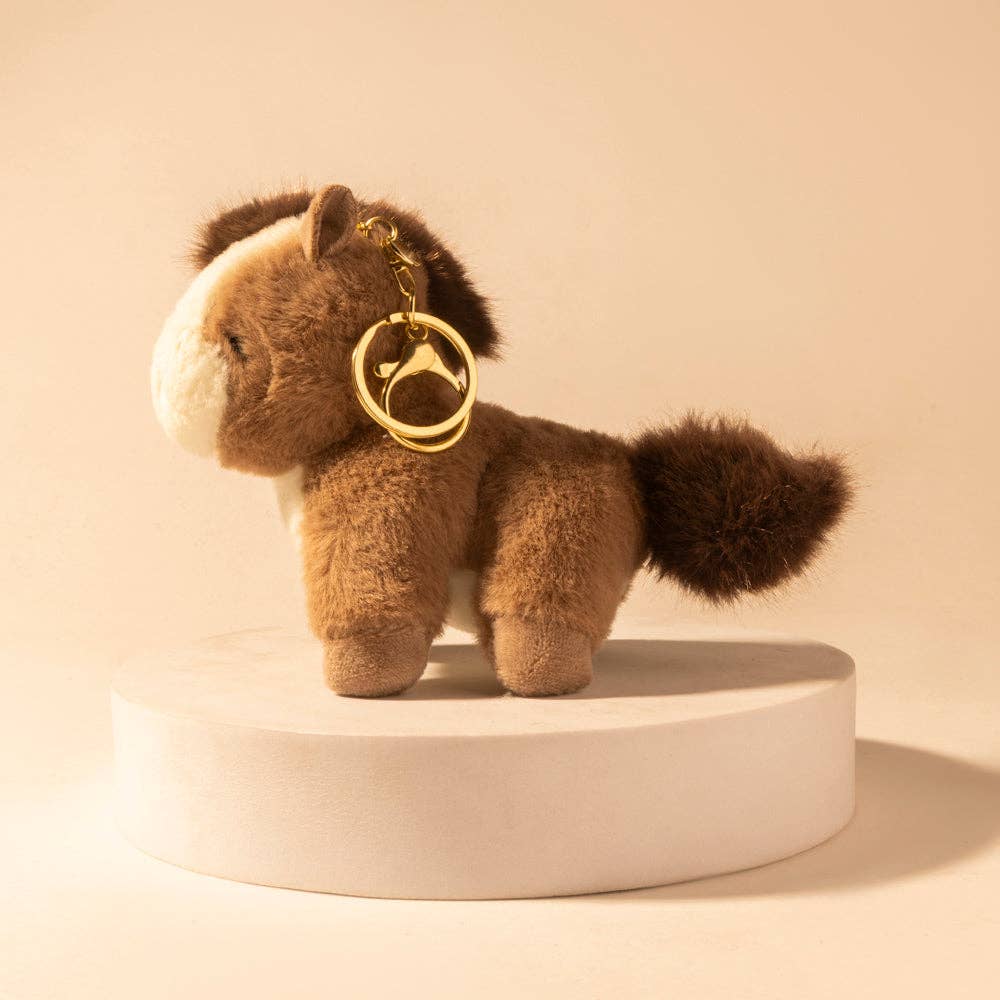 Saddle Sweetheart Bag Charm in Desert Fawn