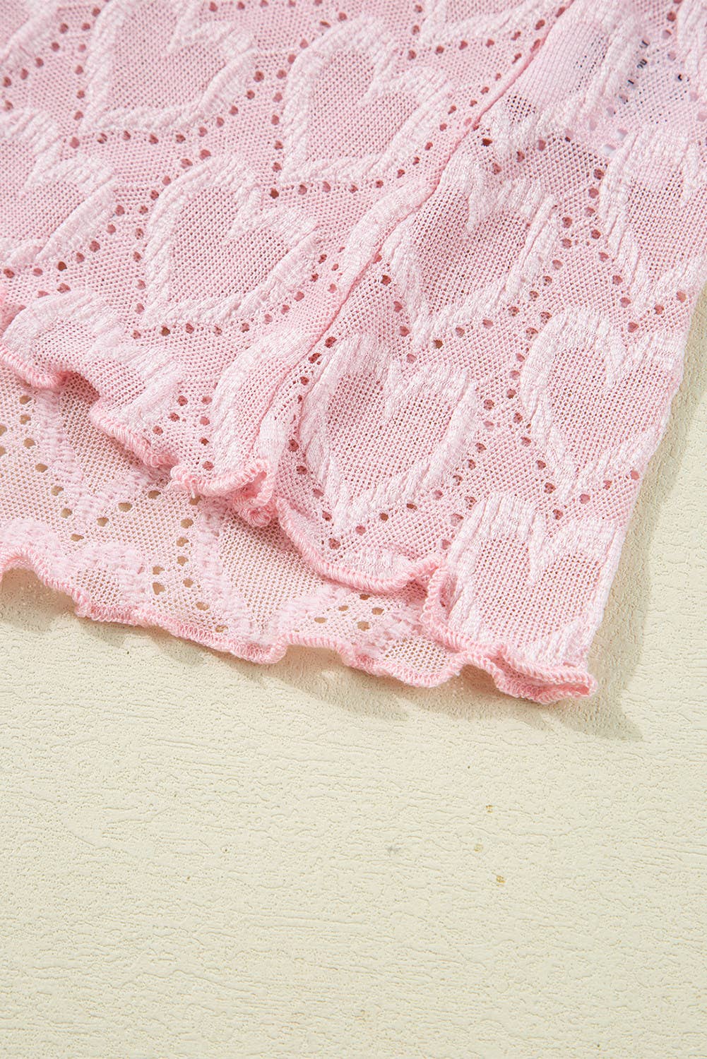 Lover Jacquard Mesh Top