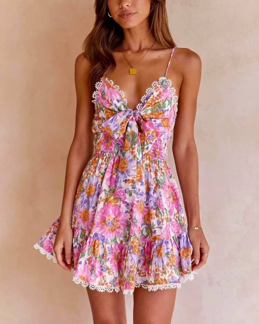 Lucy Floral Mini Dress
