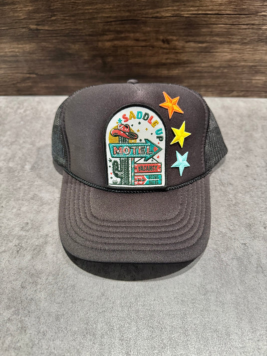 Saddle Up Motel Trucker Hat