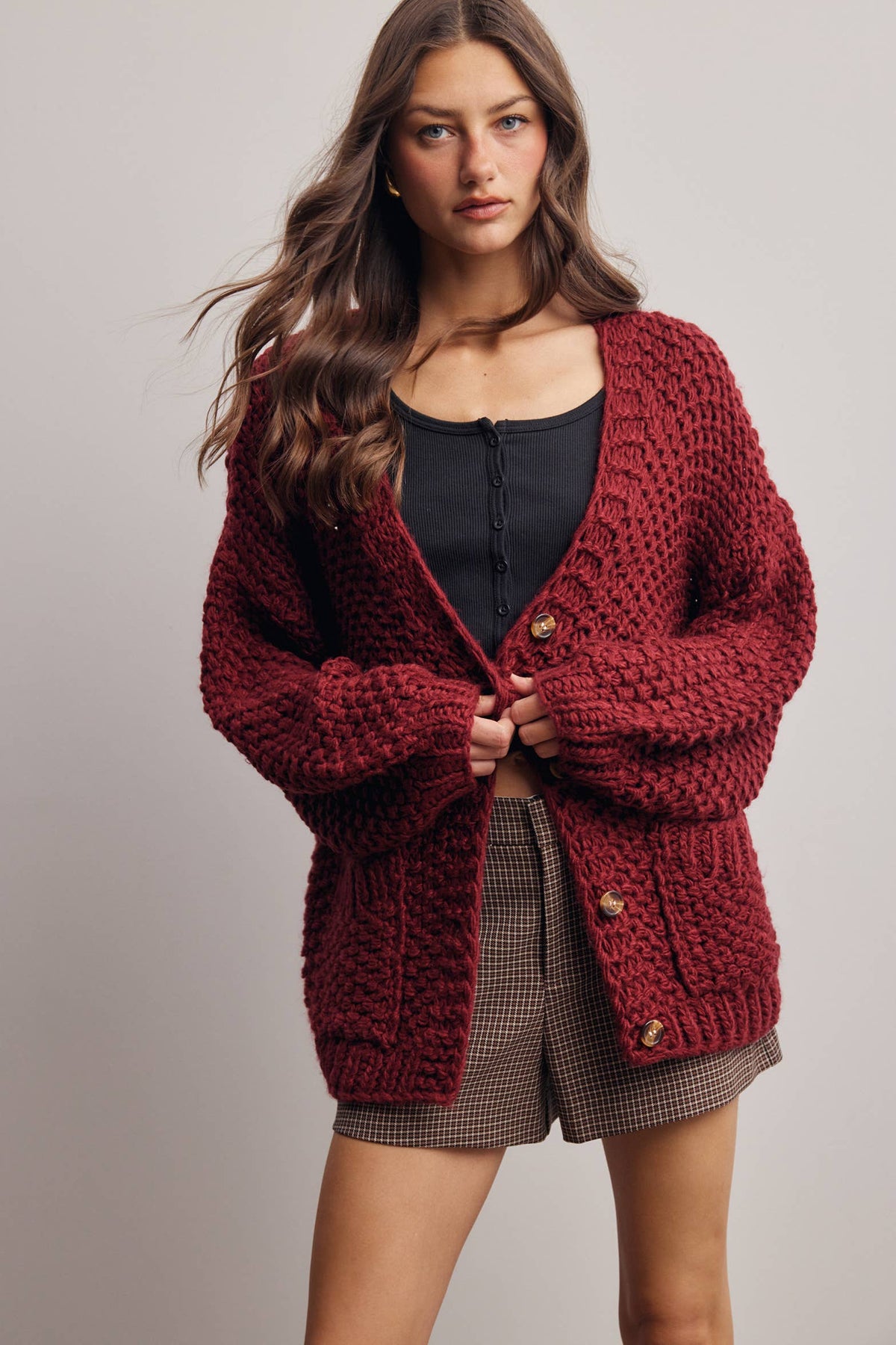 Clara Chunky Knit Cardigan