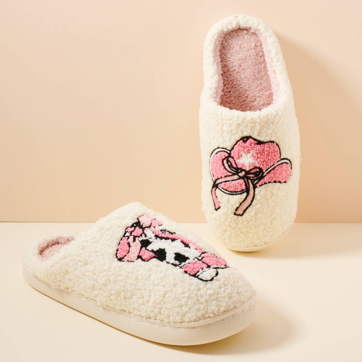 Cowgirl Fleece Slippers