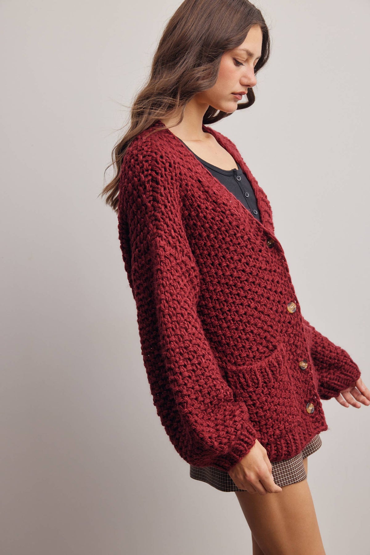 Clara Chunky Knit Cardigan