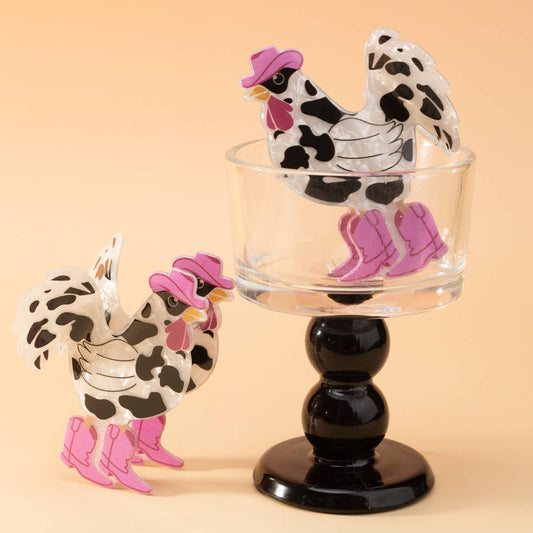 Cowboy Chicken Claw Clip