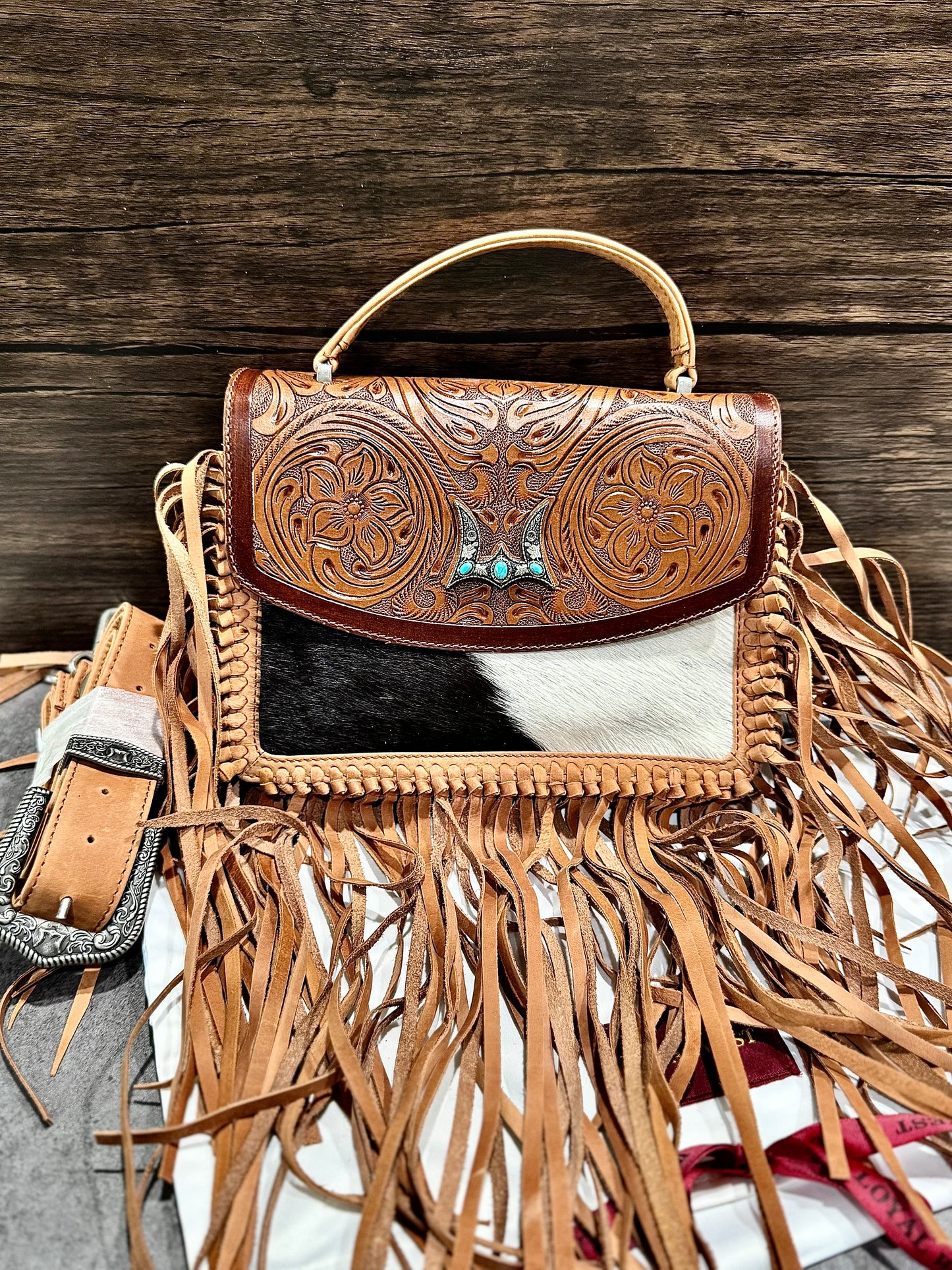 Classic Flap Tassle Purse