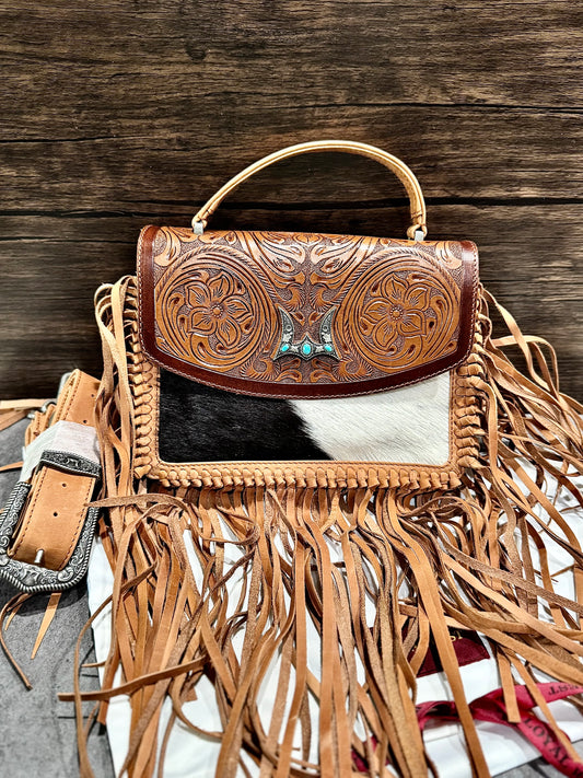 Classic Flap Tassle Purse