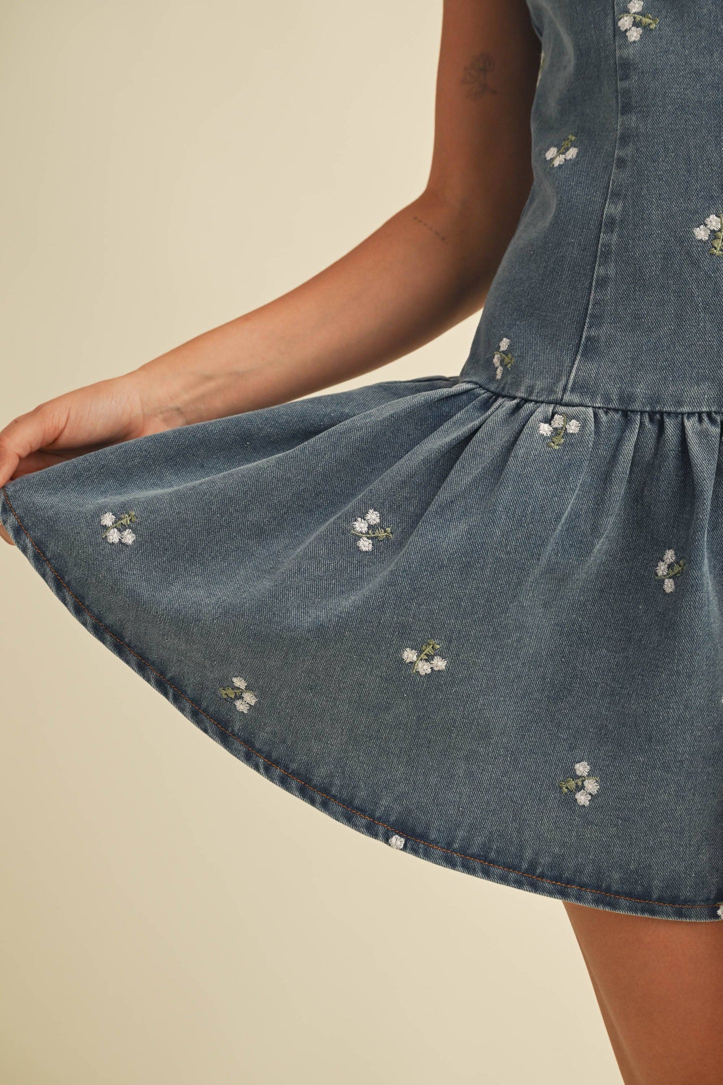 Willow Denim Romper