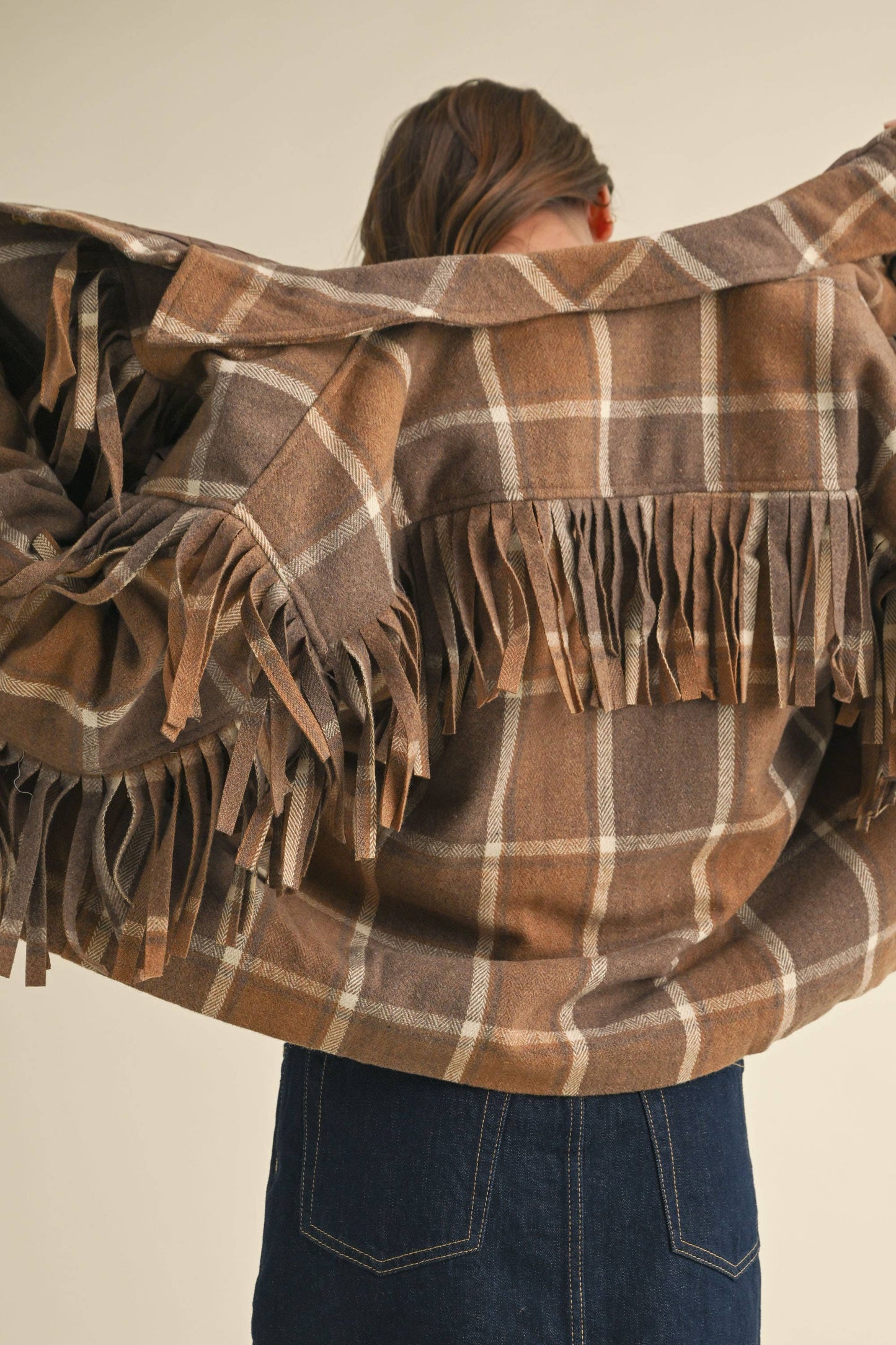 Wool Fringed Jacket