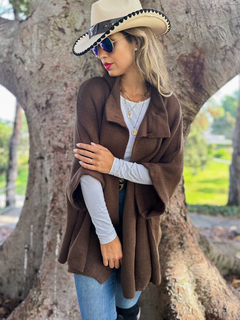 Cecilia Knit Cape