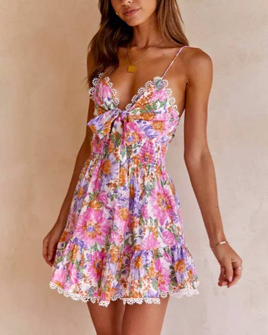 Lucy Floral Mini Dress