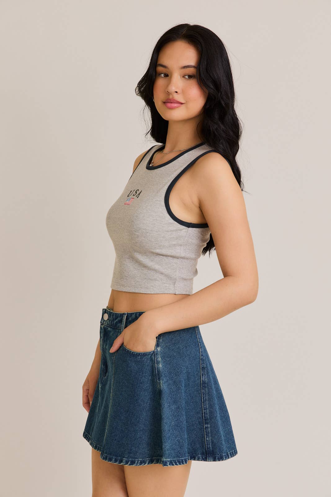 USA CROP TOP