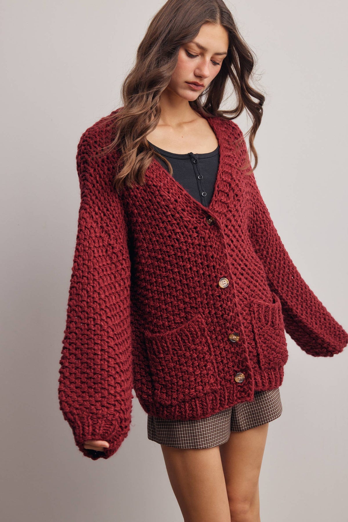 Clara Chunky Knit Cardigan