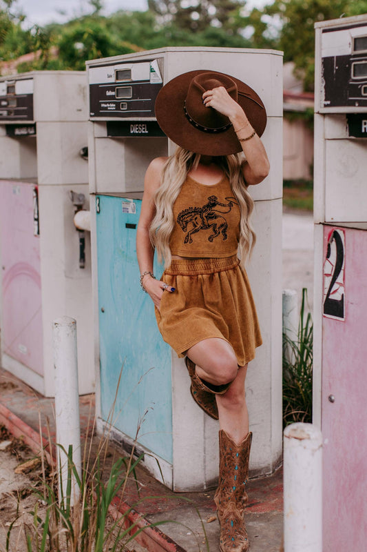 Bronc Bustin' Weekend 2 Piece Crop Set