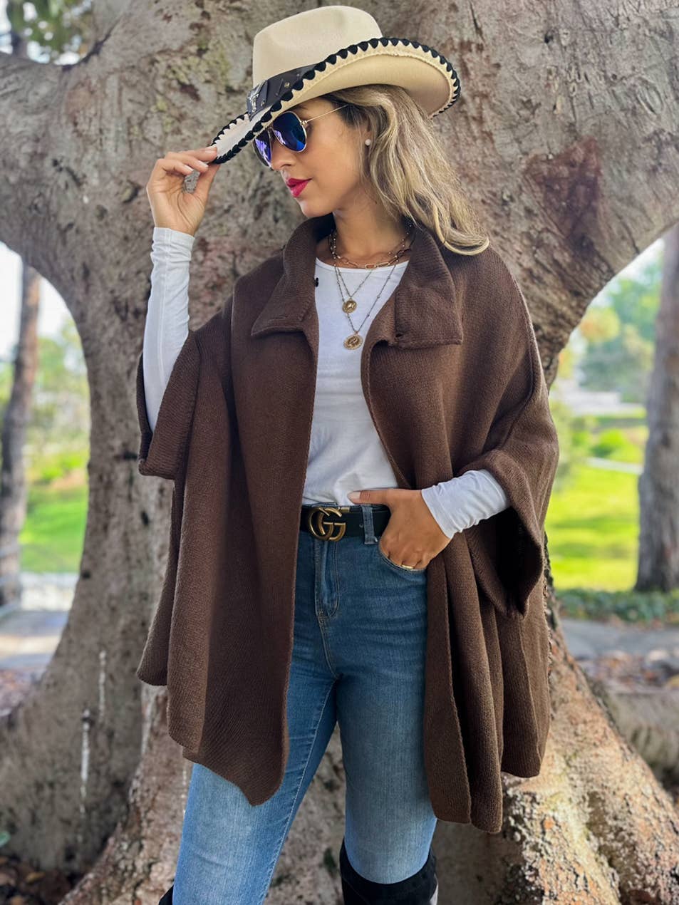 Cecilia Knit Cape