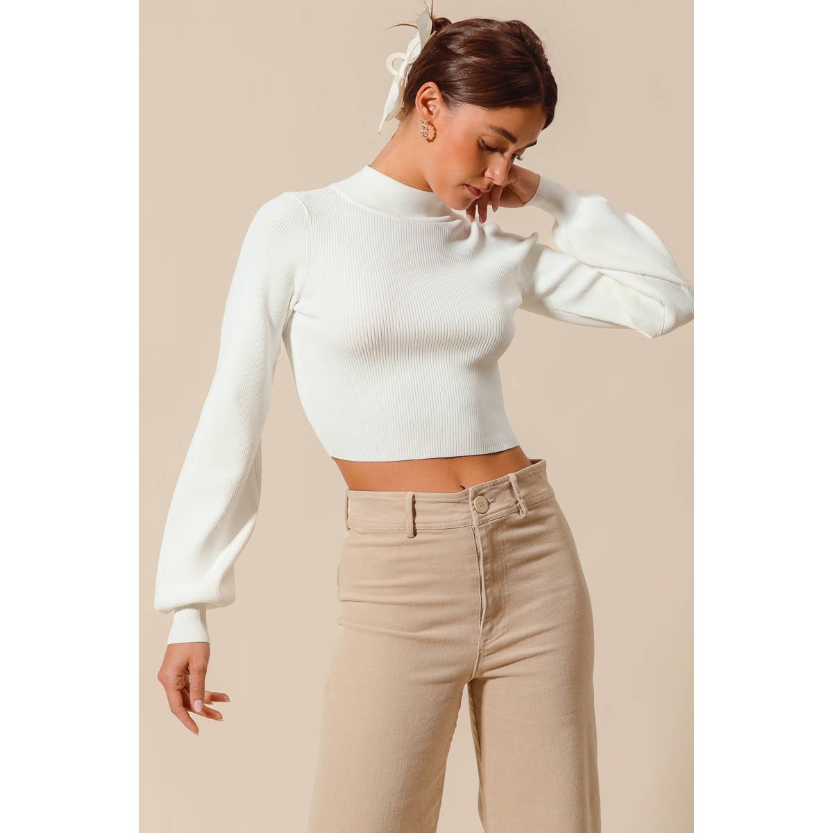 Lynn Open Back Sweater