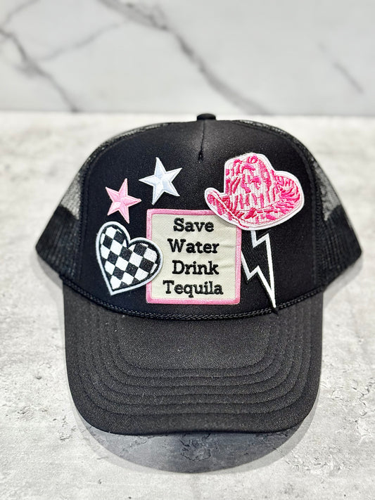 Save Water Drink Tequila Trucker Hat