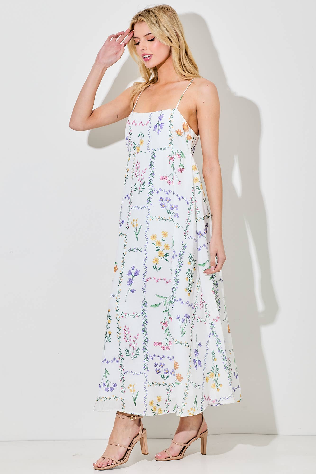 Caroline midi dress