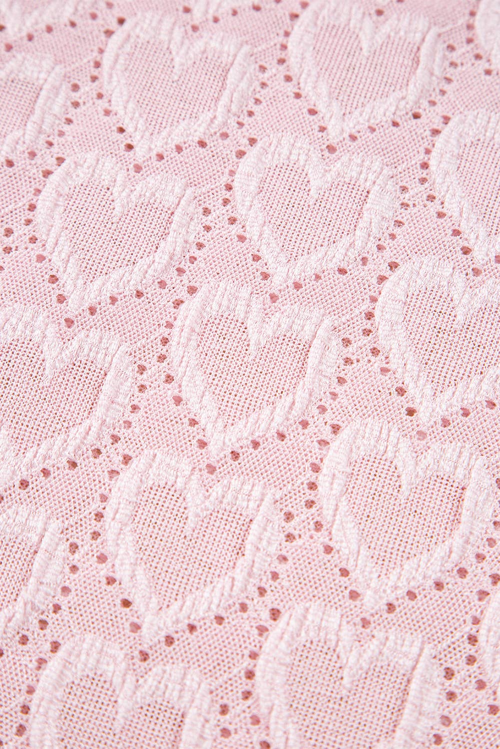 Lover Jacquard Mesh Top