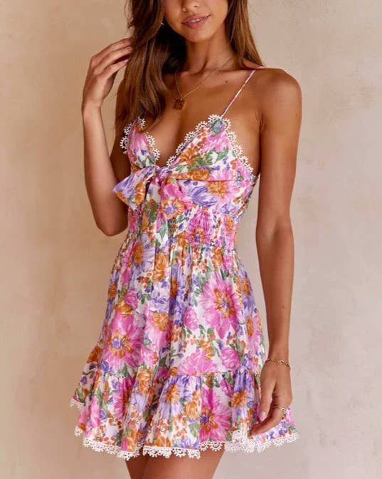 Lucy Floral Mini Dress