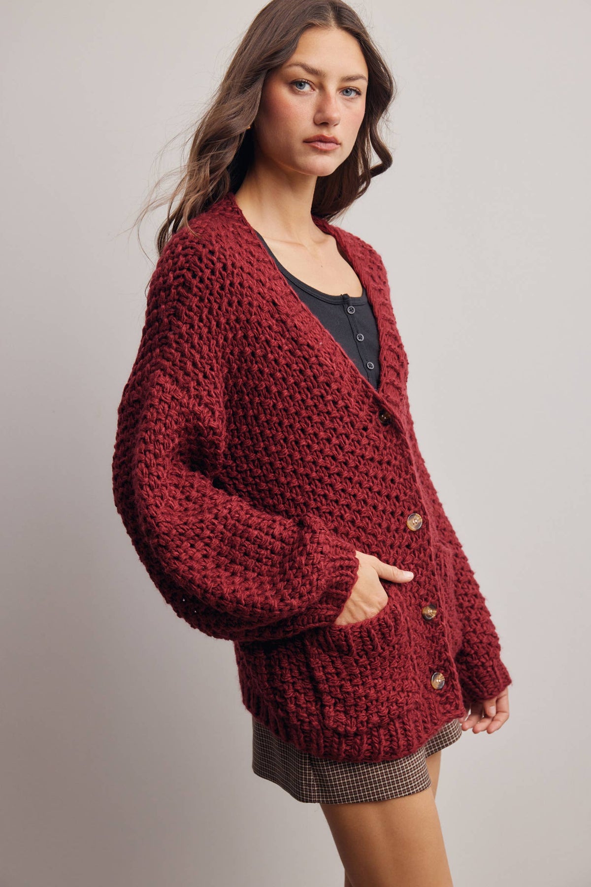 Clara Chunky Knit Cardigan