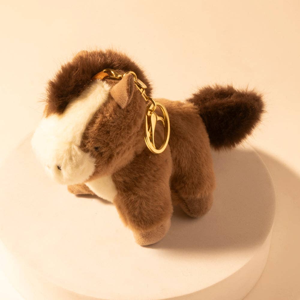 Saddle Sweetheart Bag Charm in Desert Fawn