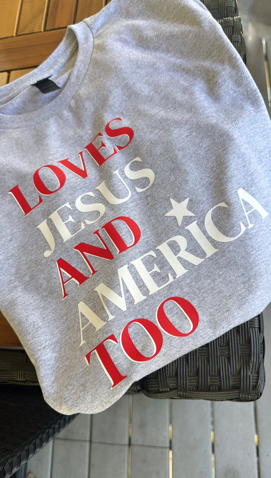 Jesus And America Tee