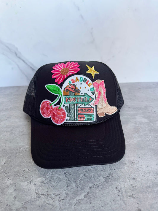 Saddle Up Motel Trucker Hat