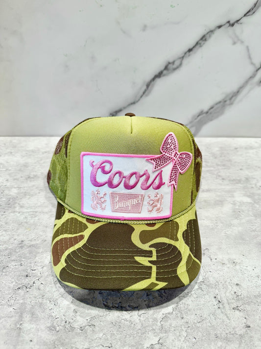 Coors Camo Trucker Hat