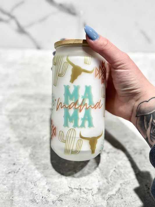 MAMA Glass Can Cup