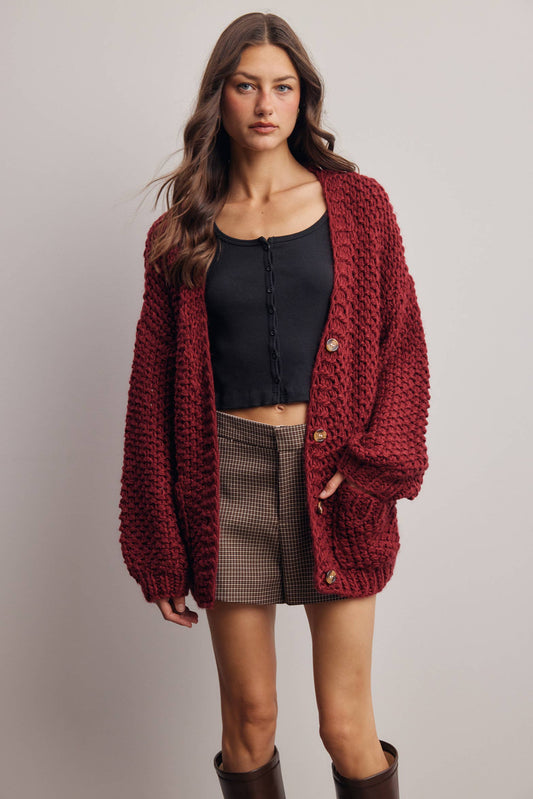 Clara Chunky Knit Cardigan