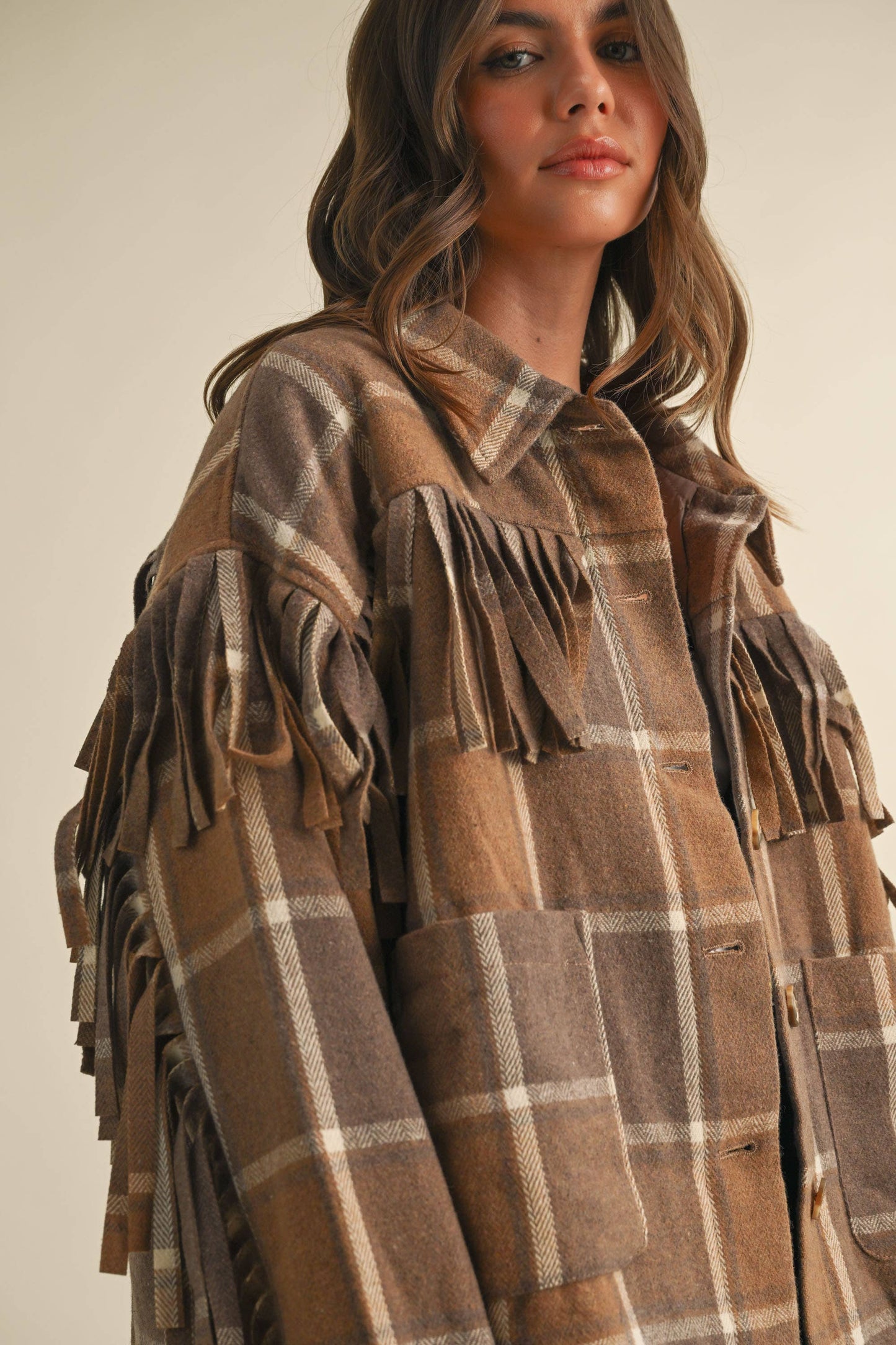 Wool Fringed Jacket