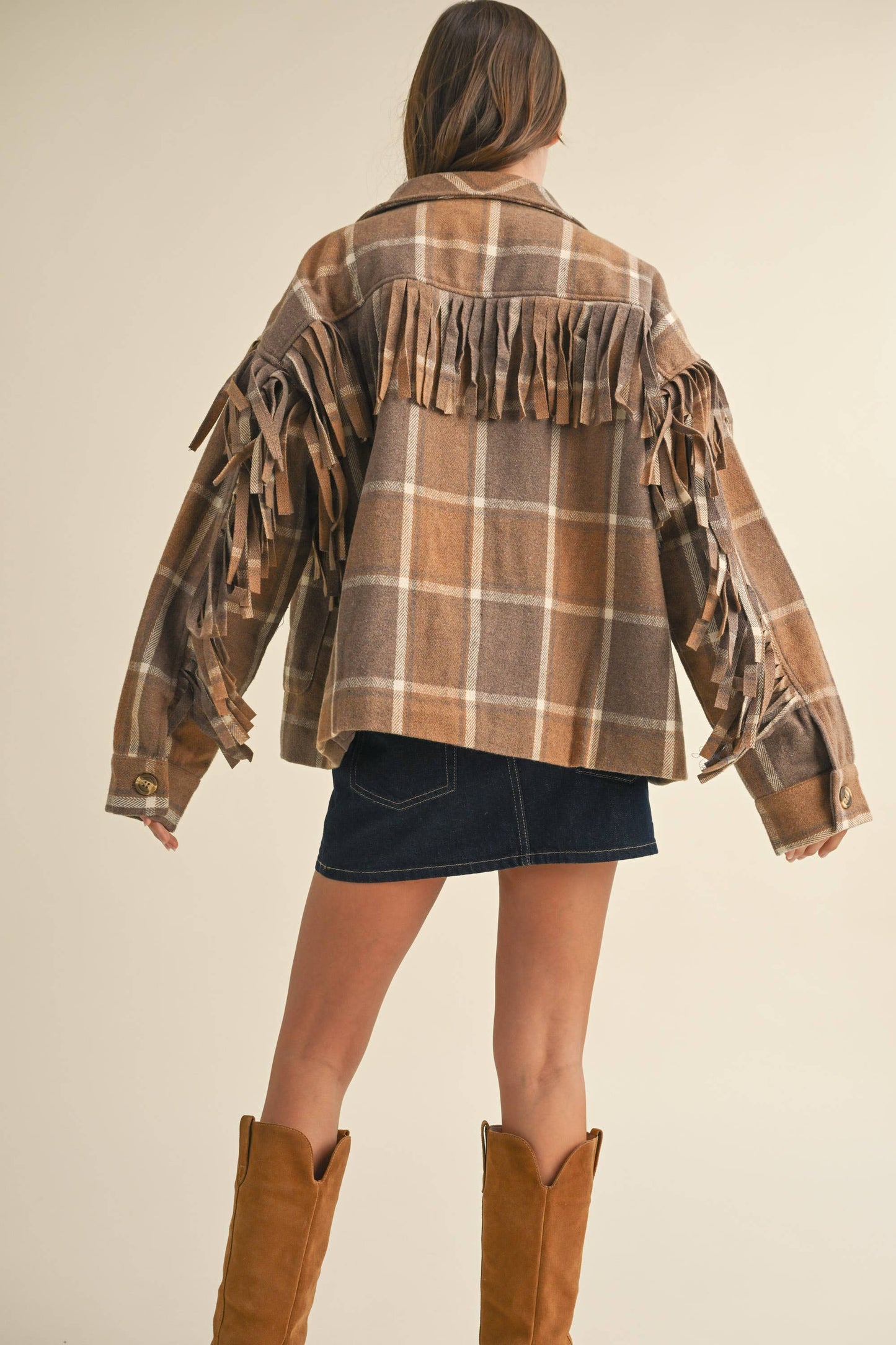 Wool Fringed Jacket