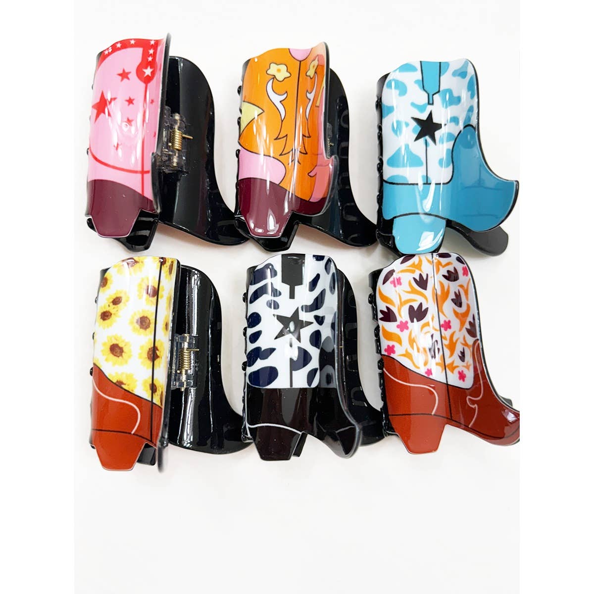 Cowboy Boot Claw Clips