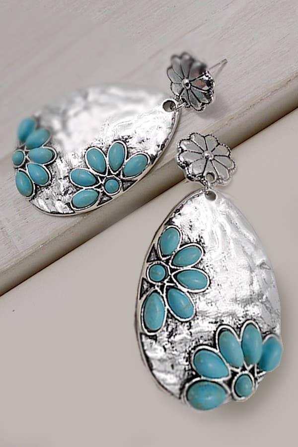 Western Boho Floral Earrings