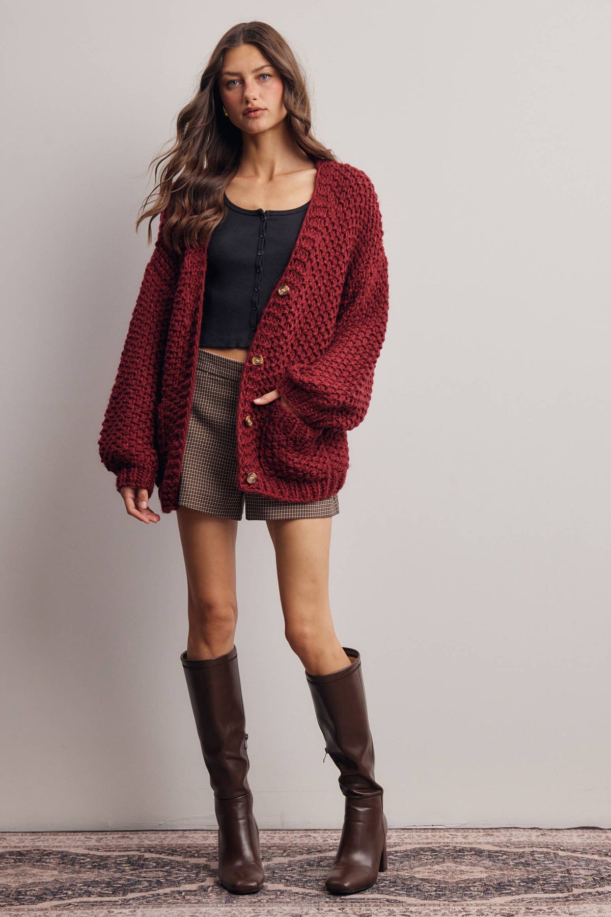 Clara Chunky Knit Cardigan
